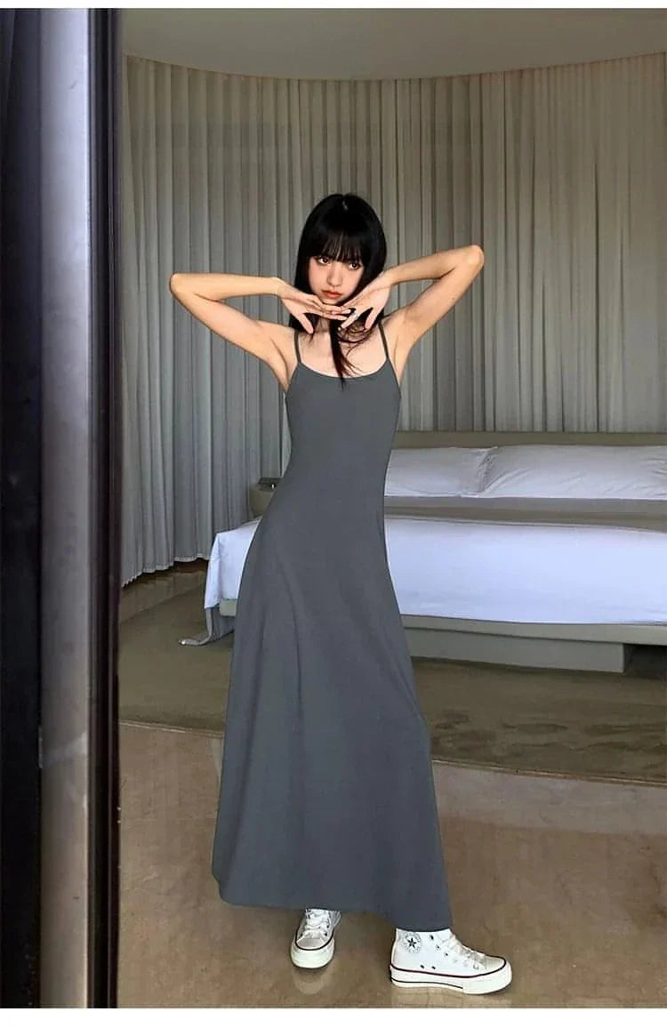 Vestido Maxi de Tirantes de Verano