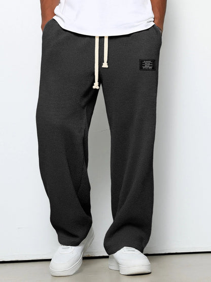 Nino - Cómodos Pantalones Anchos para Hombre con Cintura Ajustable