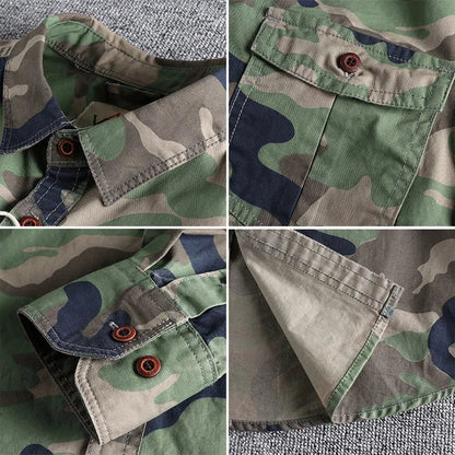 Camisa de Botón de Algodón CoreOps