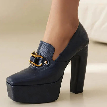 Alessia - Confiado Tacones Plataforma
