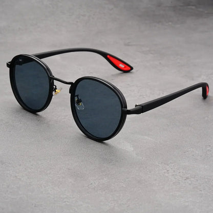 Carson Rift — Gafas de sol redondas vintage
