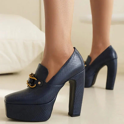 Alessia - Confiado Tacones Plataforma
