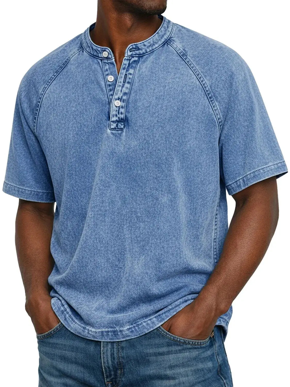 Pedro — Camisa de Hombre de Botones Vintage