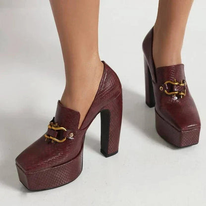 Alessia - Confiado Tacones Plataforma