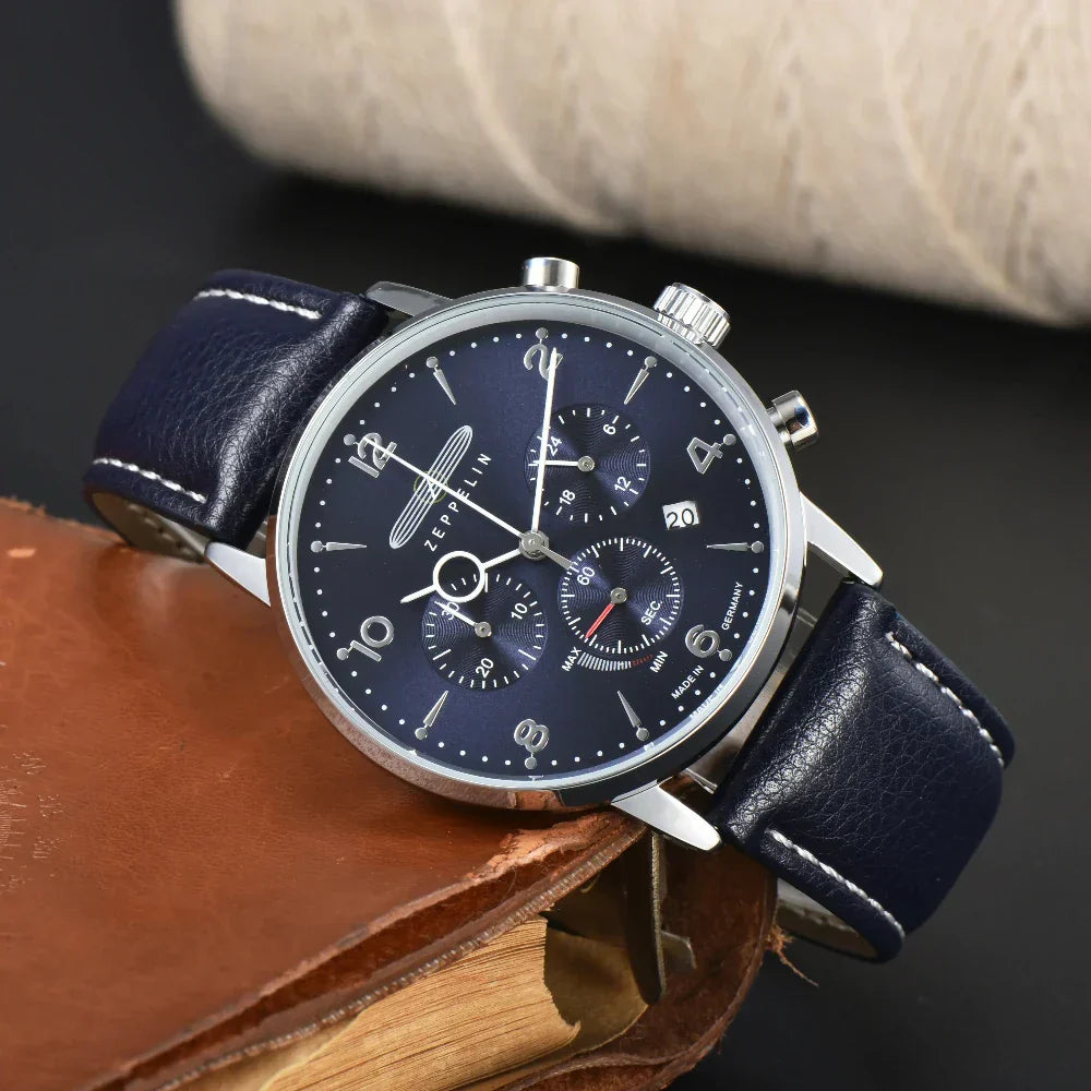 Reloj Cronógrafo Ardenfort Classic — Con Correa de Cuero