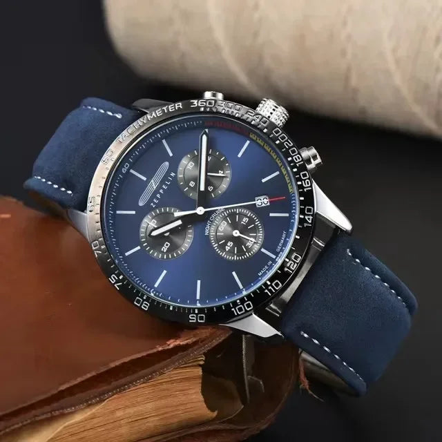 Reloj Cronógrafo Ardenfort Classic — Con Correa de Cuero
