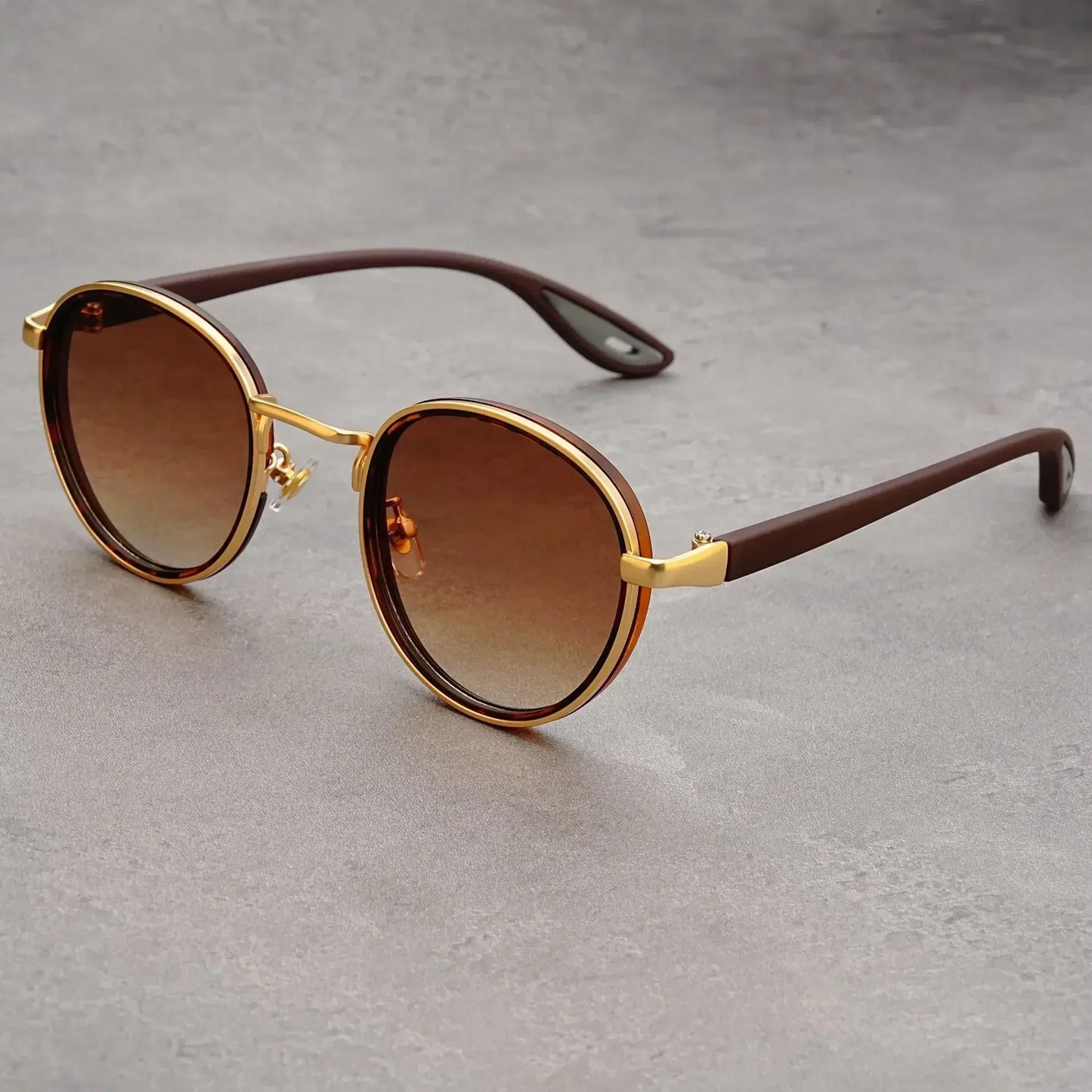 Carson Rift — Gafas de sol redondas vintage