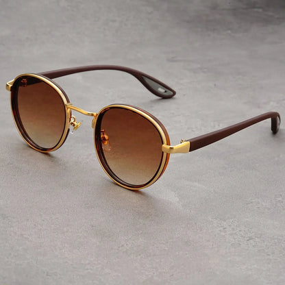 Carson Rift — Gafas de sol redondas vintage
