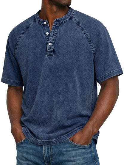 Pedro — Camisa de Hombre de Botones Vintage