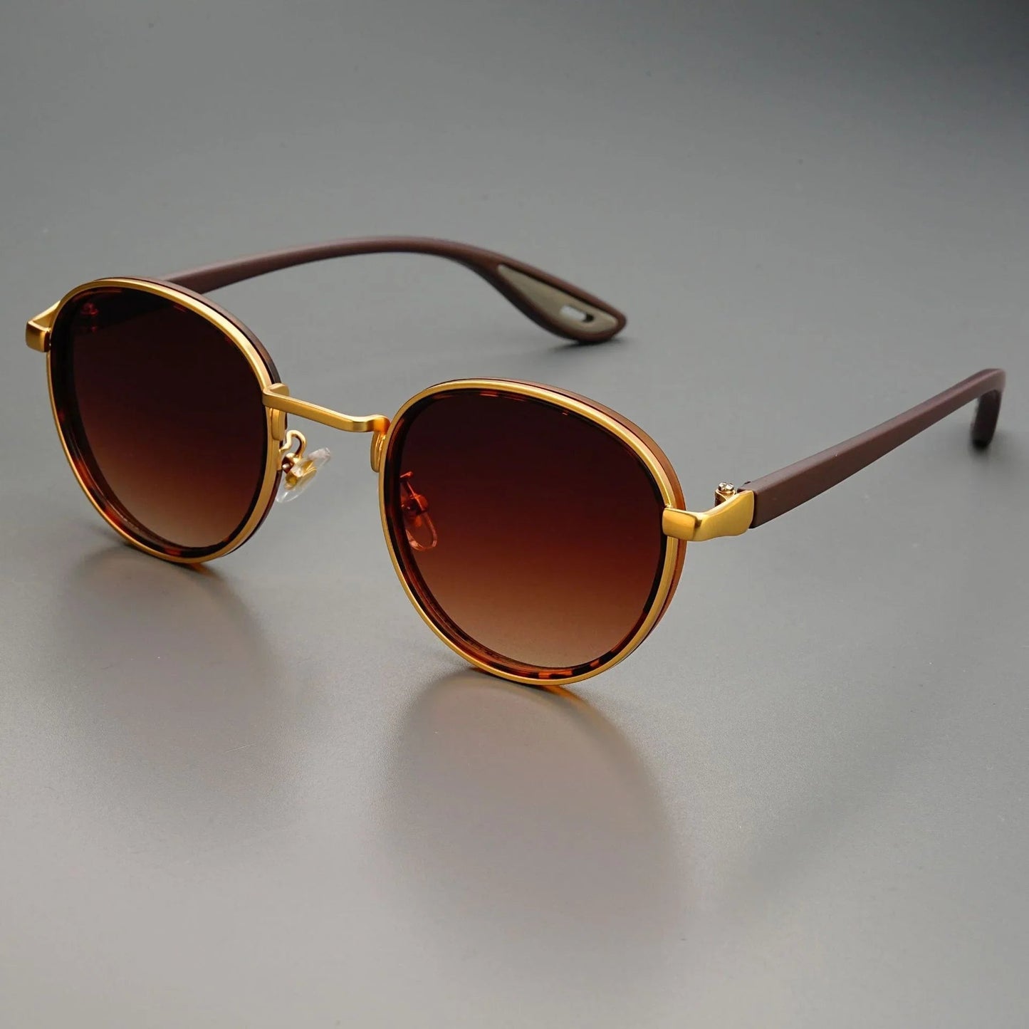 Carson Rift — Gafas de sol redondas vintage