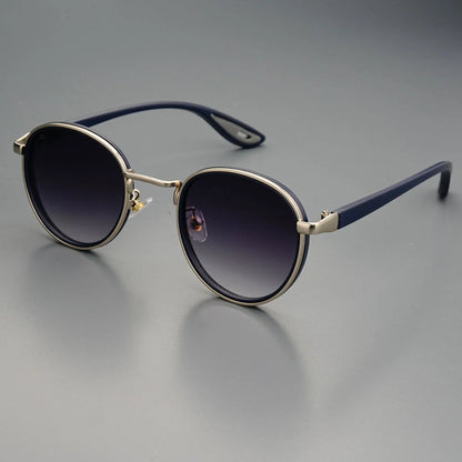 Carson Rift — Gafas de sol redondas vintage