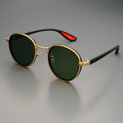 Carson Rift — Gafas de sol redondas vintage