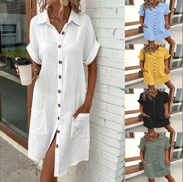 Linnae — Vestido Midi de Lino para Mujeres