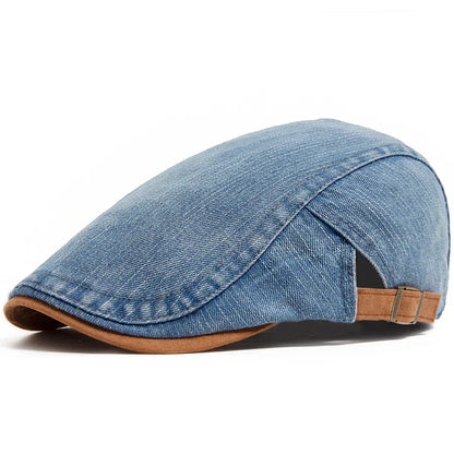 Thijs | Gorra plana de denim premium