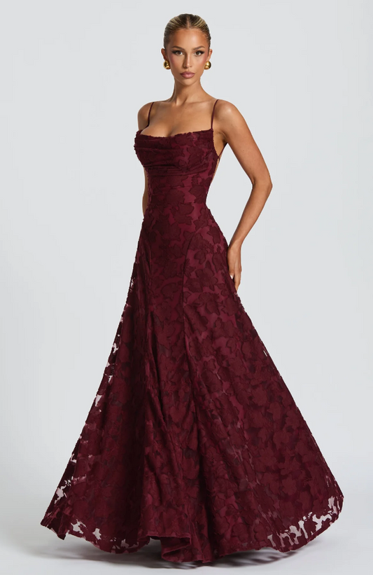 Sofía — Vestido Maxi de Encaje