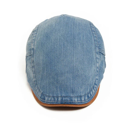Thijs | Gorra plana de denim premium