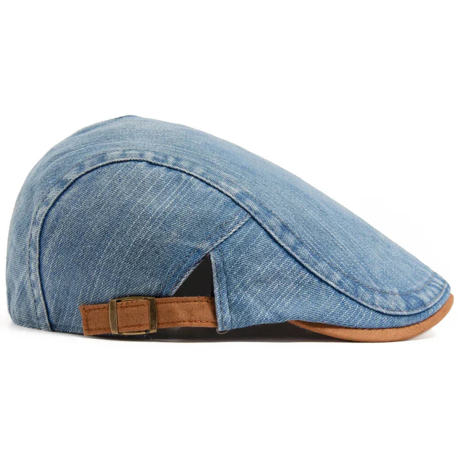 Thijs | Gorra plana de denim premium