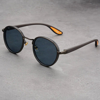 Carson Rift — Gafas de sol redondas vintage