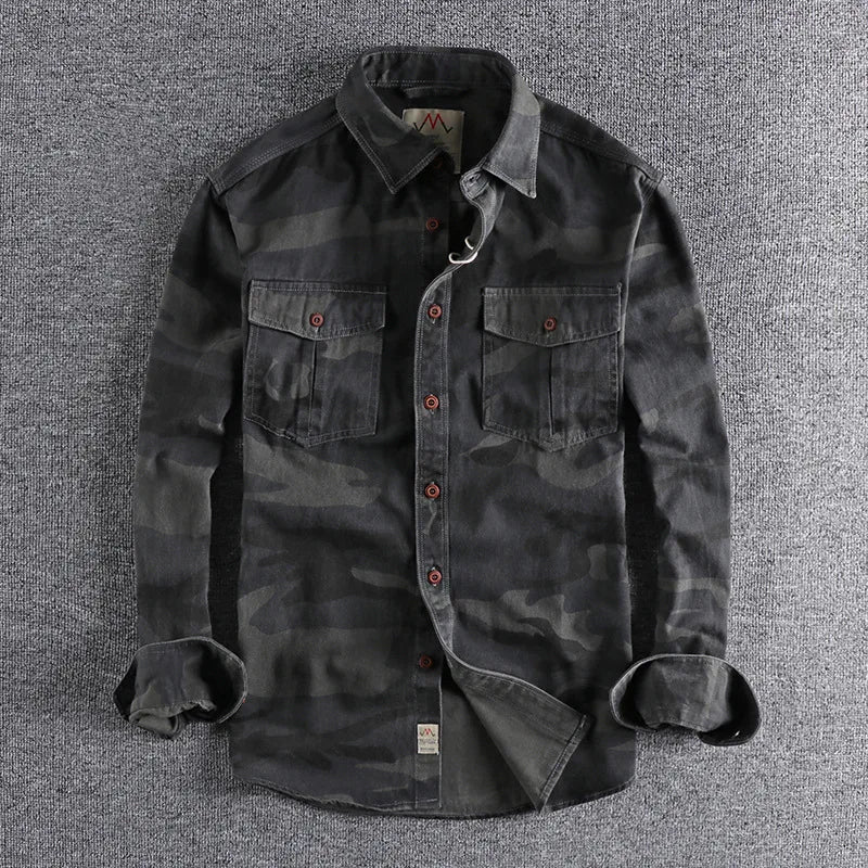 Camisa de Botón de Algodón CoreOps