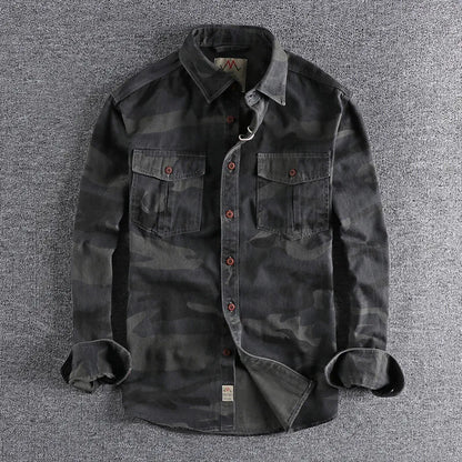 Camisa de Botón de Algodón CoreOps