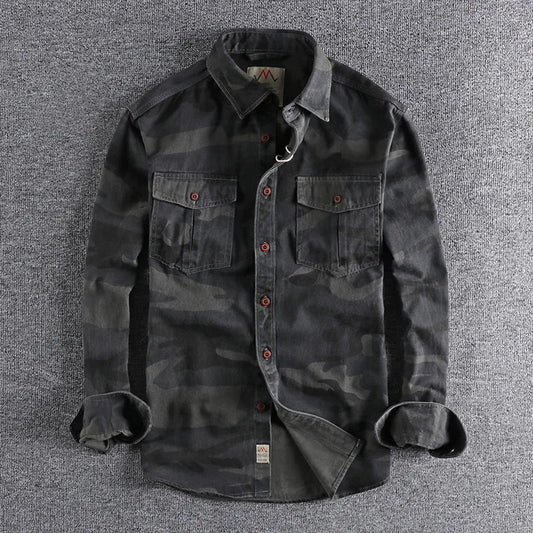 Camisa de Botón de Algodón CoreOps