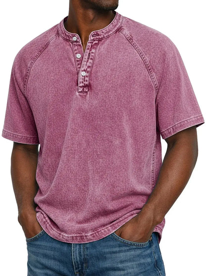 Pedro — Camisa de Hombre de Botones Vintage