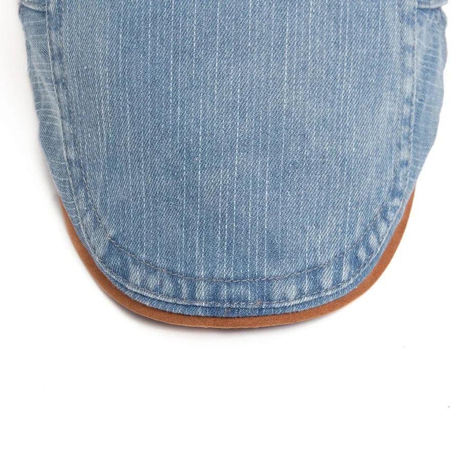 Thijs | Gorra plana de denim premium