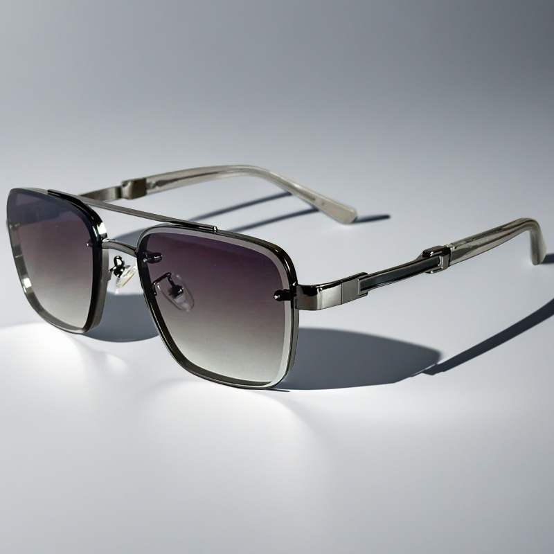 Gafas Aviador Skyline Verge — Montura Cuadrada en Tono