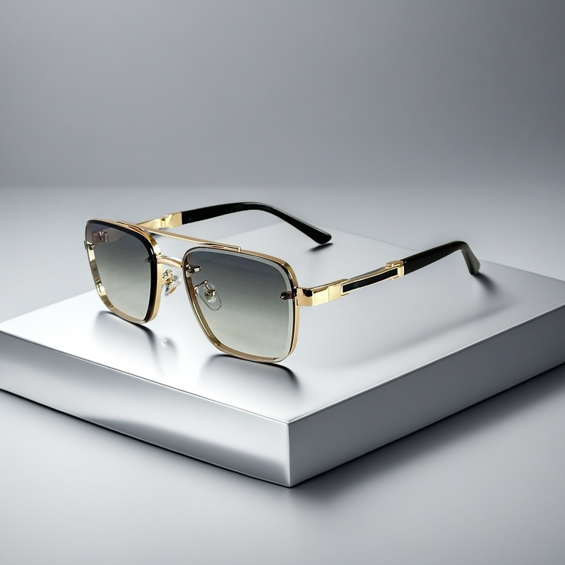 Gafas Aviador Skyline Verge — Montura Cuadrada en Tono