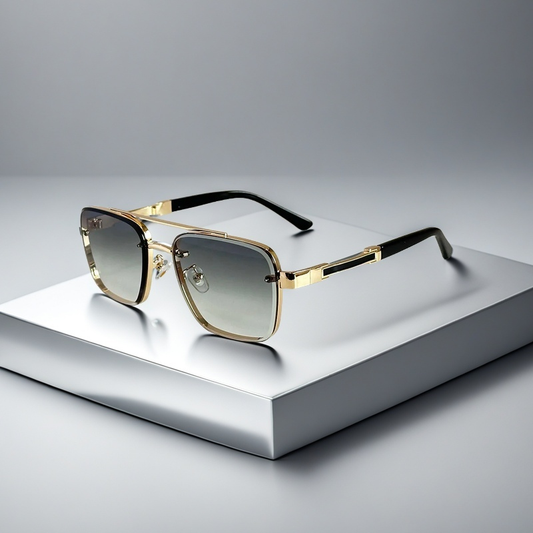 Gafas Aviador Skyline Verge — Montura Cuadrada en Tono