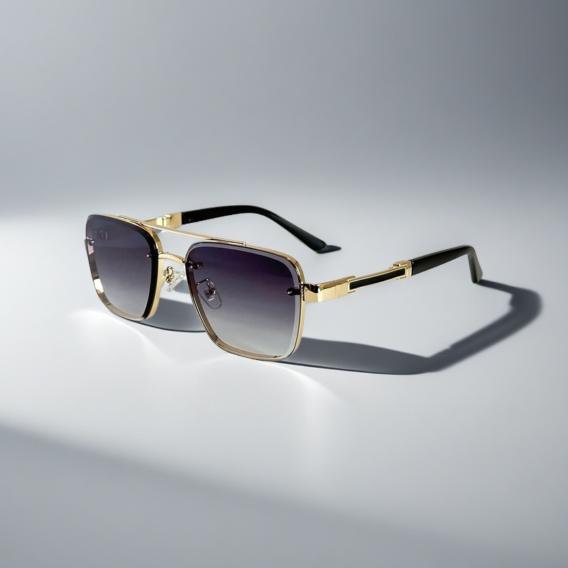 Gafas Aviador Skyline Verge — Montura Cuadrada en Tono