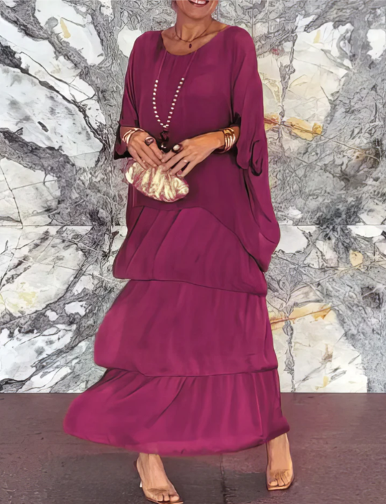 Lara — Vestido Maxi Fluido Elegante