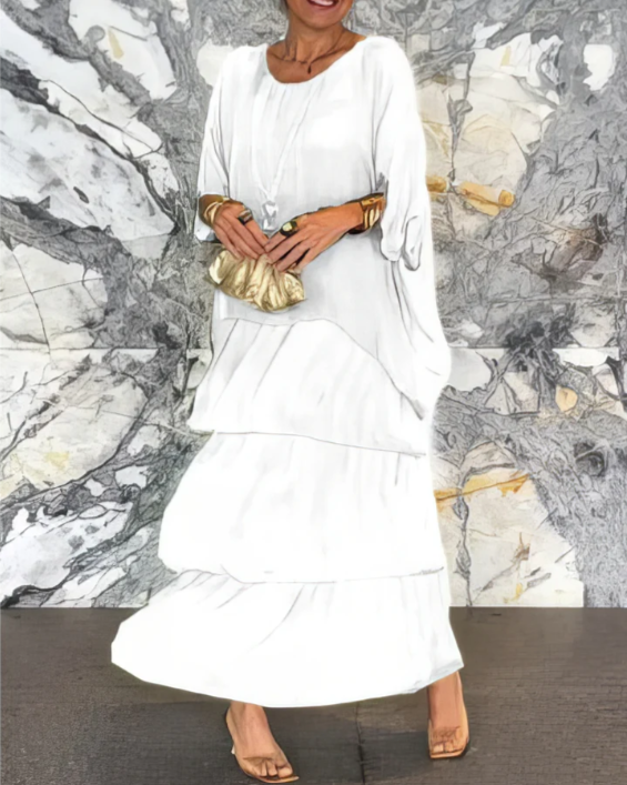 Lara — Vestido Maxi Fluido Elegante