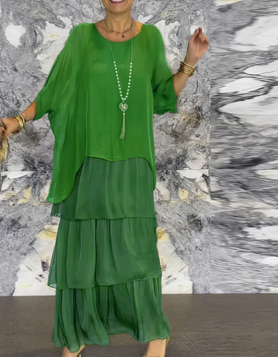 Lara — Vestido Maxi Fluido Elegante
