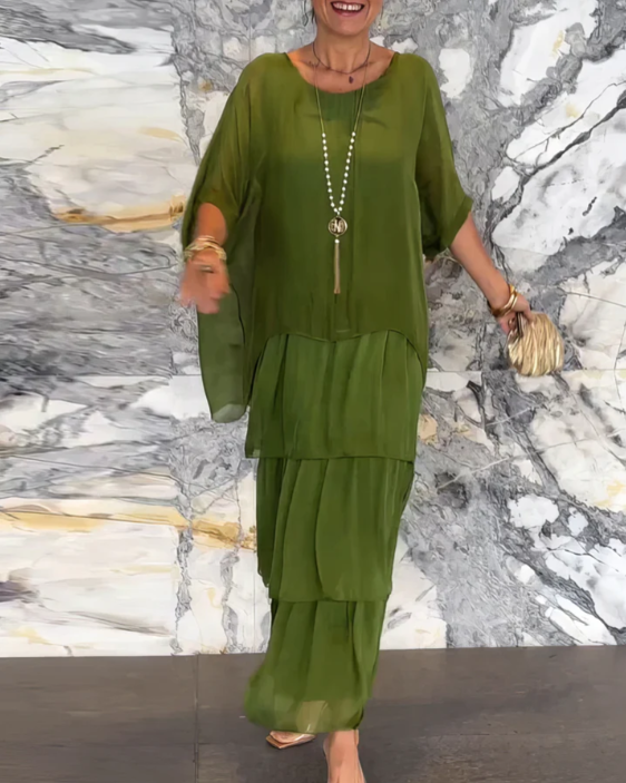 Lara — Vestido Maxi Fluido Elegante