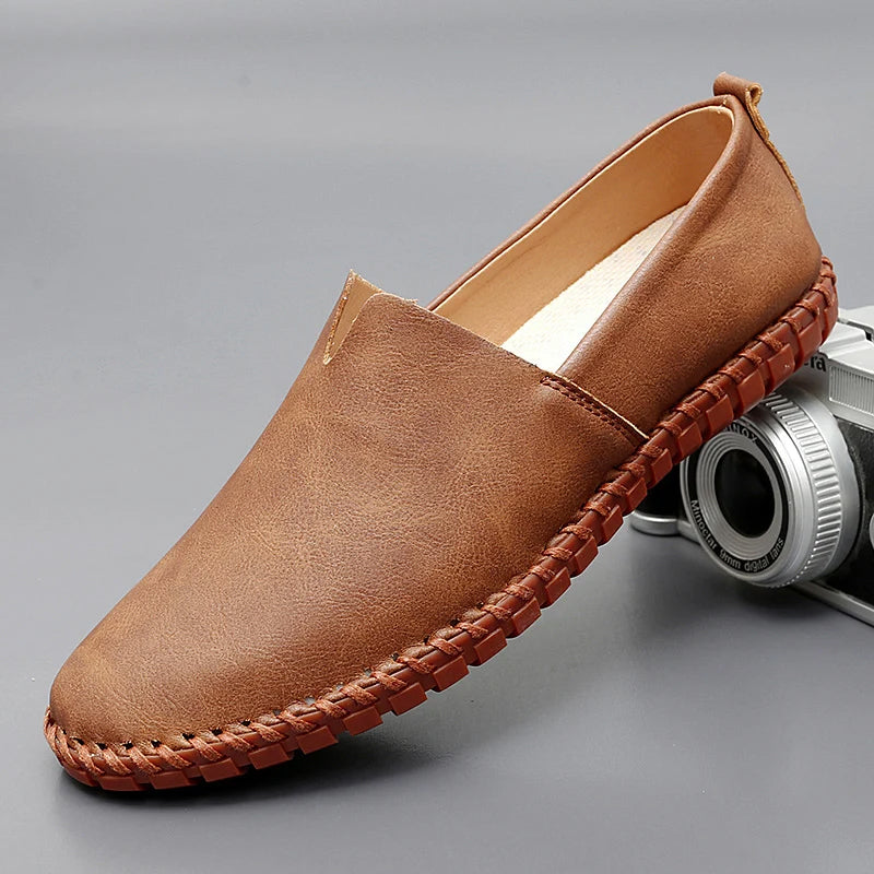 Mocasines de Cuero Santorini - Elegantes Mocasines