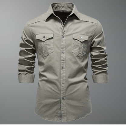 Camisa Harrington Field de Algodón