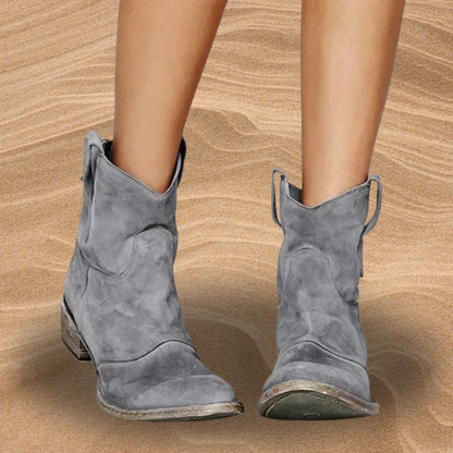 Carlotta — Botas de Tobillo de Ante para Mujeres
