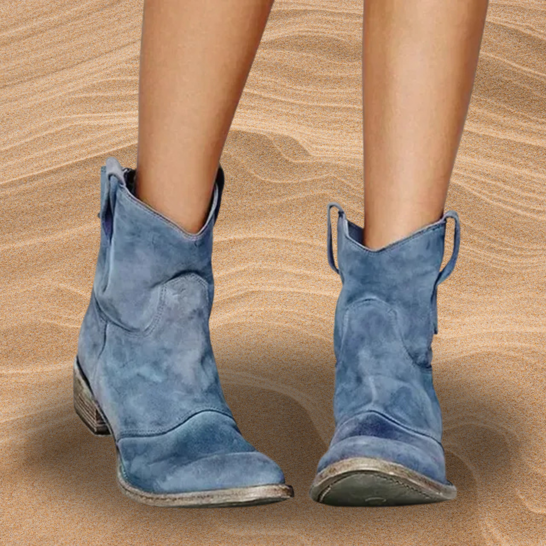 Carlotta — Botas de Tobillo de Ante para Mujeres
