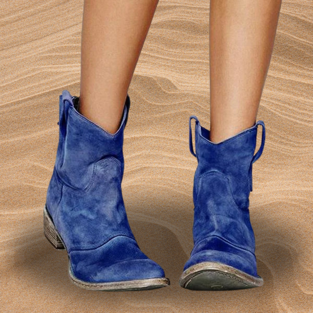 Carlotta — Botas de Tobillo de Ante para Mujeres