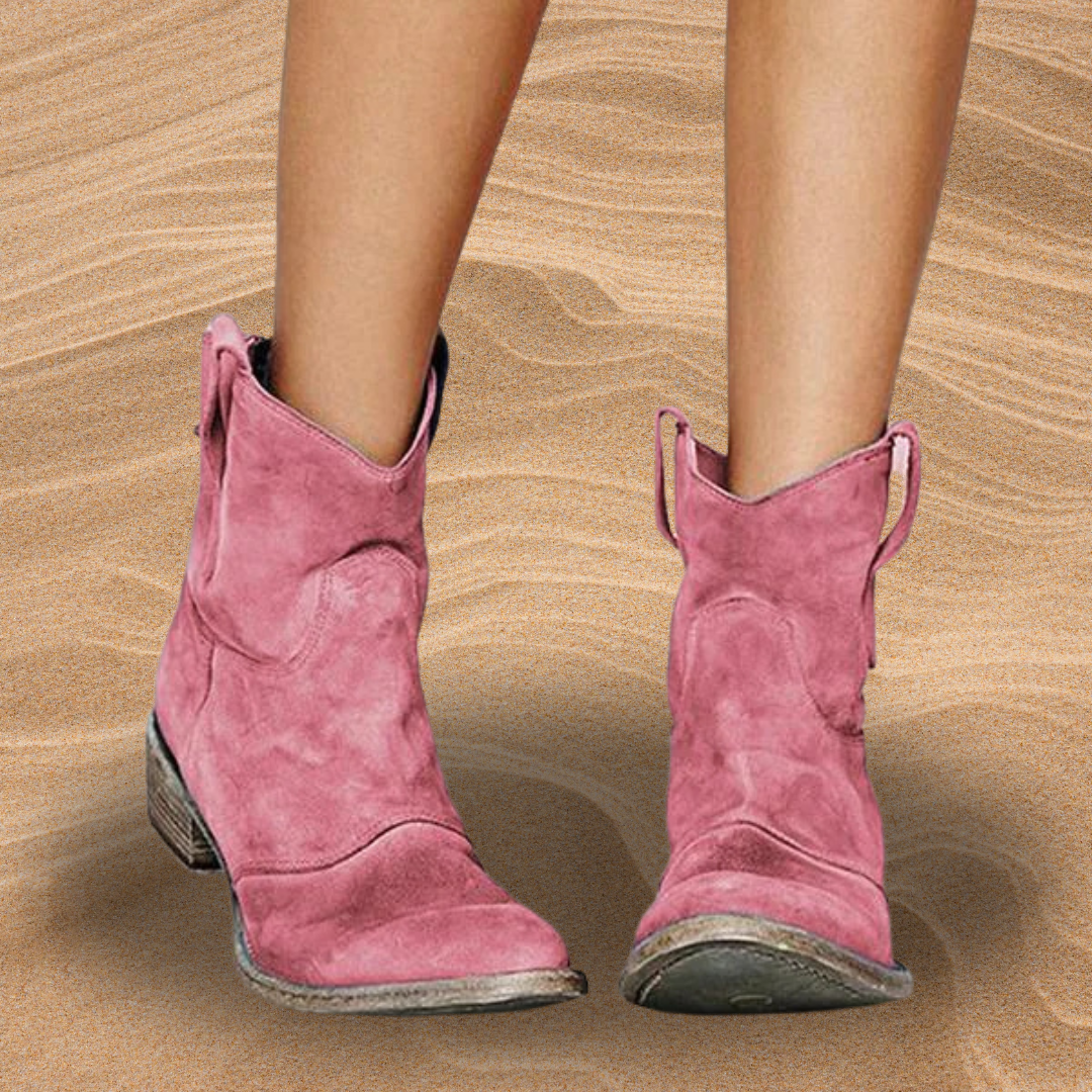 Carlotta — Botas de Tobillo de Ante para Mujeres