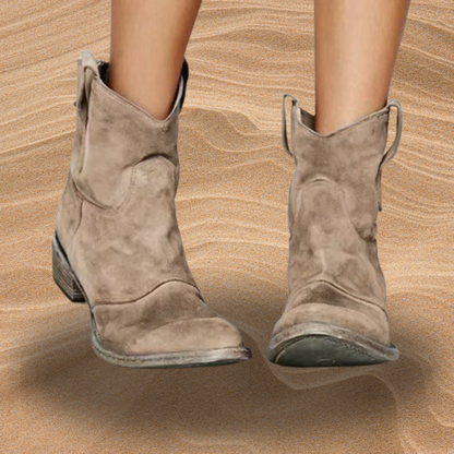 Carlotta — Botas de Tobillo de Ante para Mujeres
