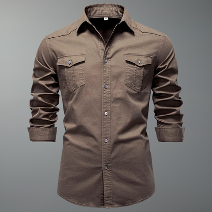 Camisa Harrington Field de Algodón
