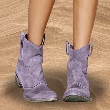 Carlotta — Botas de Tobillo de Ante para Mujeres