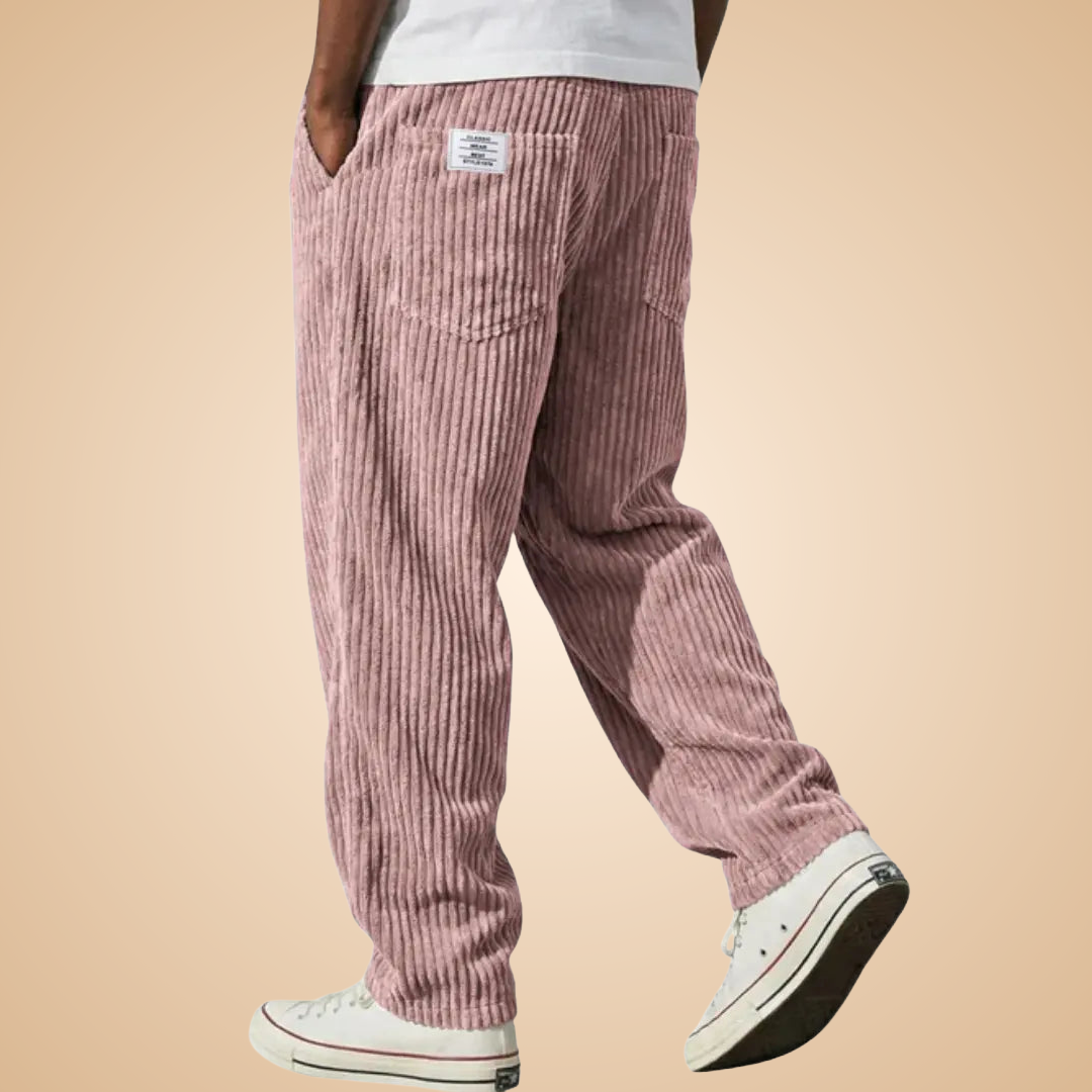 Feldkord — Pantalón de pana slim-fit para hombres