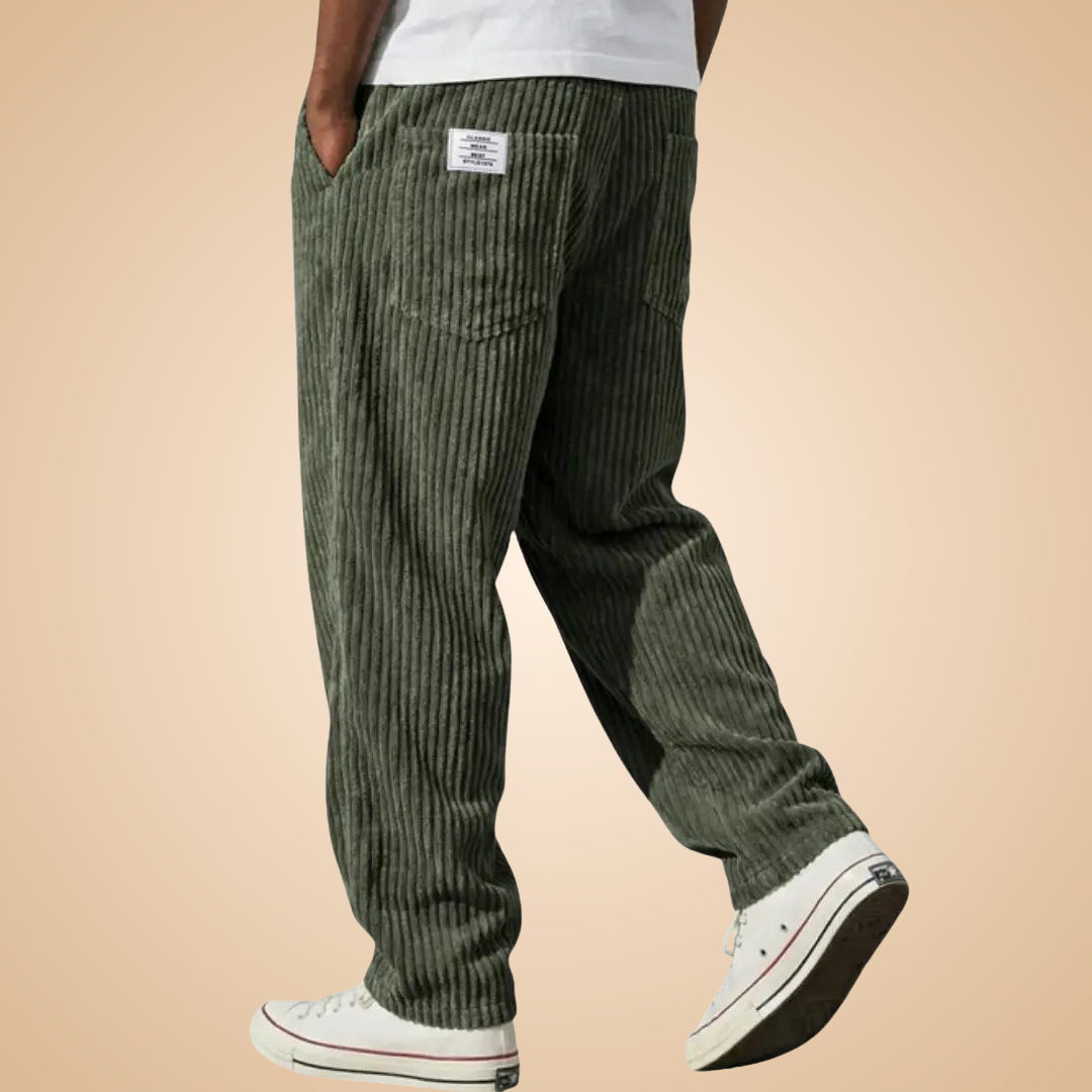 Feldkord — Pantalón de pana slim-fit para hombres