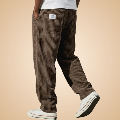 Feldkord — Pantalón de pana slim-fit para hombres