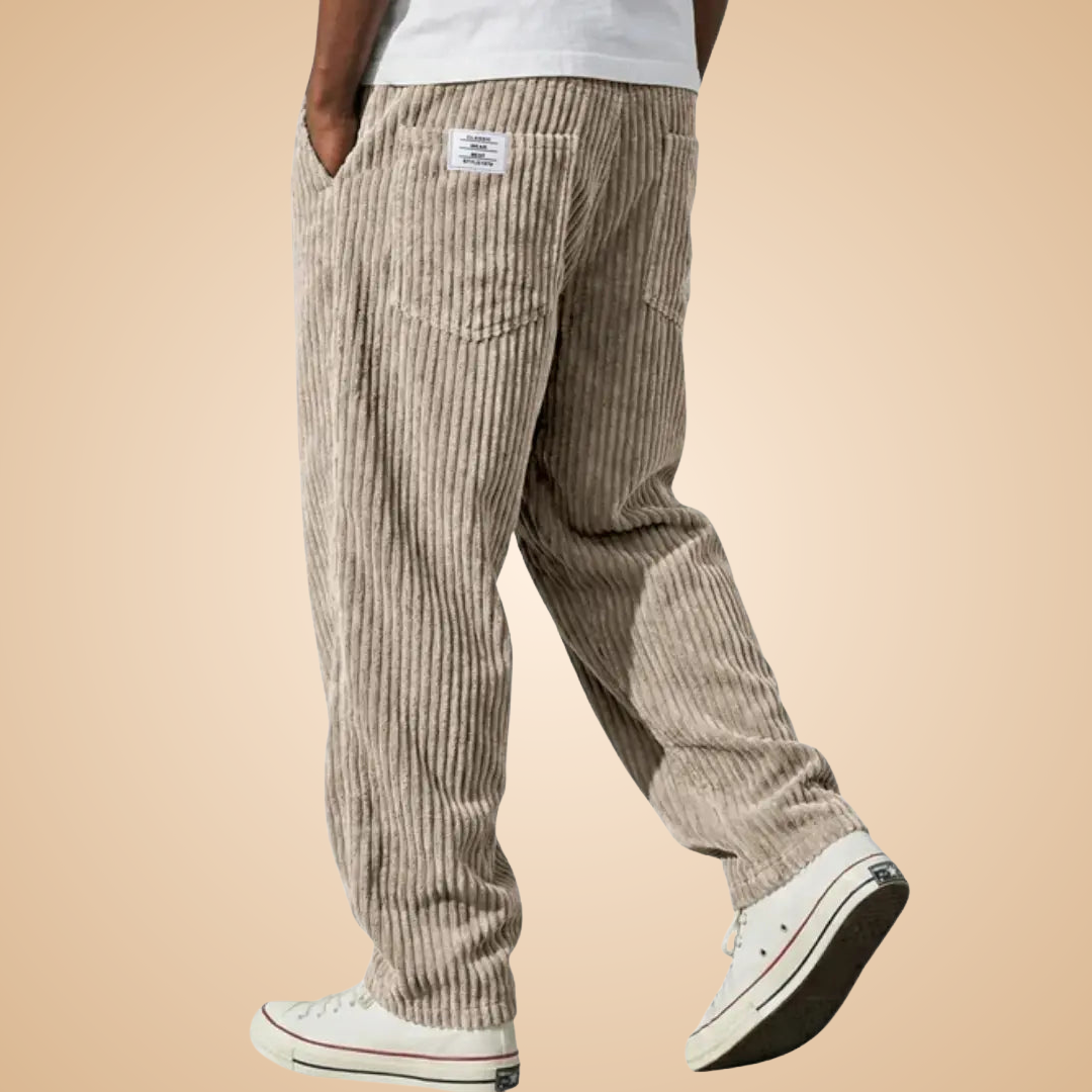Feldkord — Pantalón de pana slim-fit para hombres