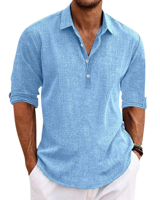 Camisa Clásica de Algodón – Confort Refinado