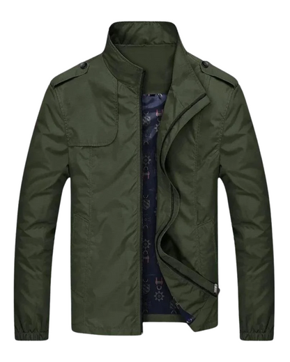 Chaqueta Bomber para Hombre - Elegante Tela Premium